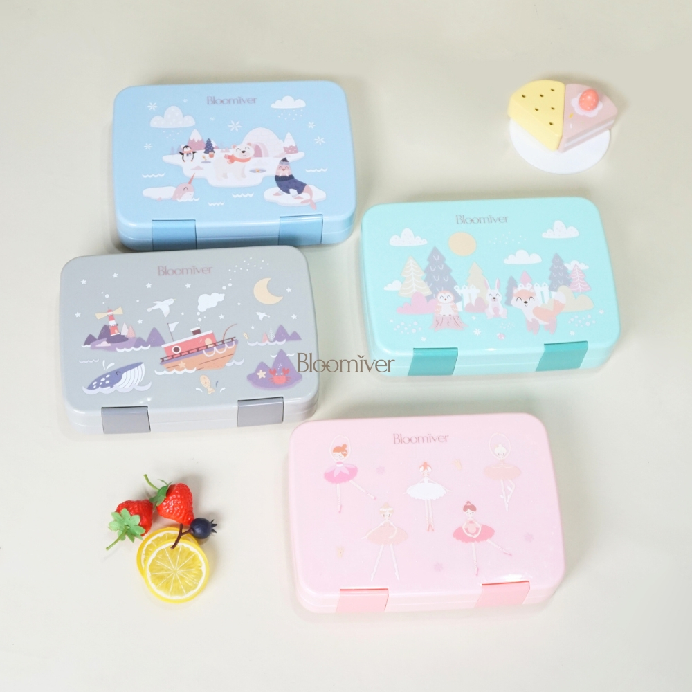 Bloomiver Bento Box | Kids Bento Box | Wadah Bekal Anak | Kotak Bekal Anak