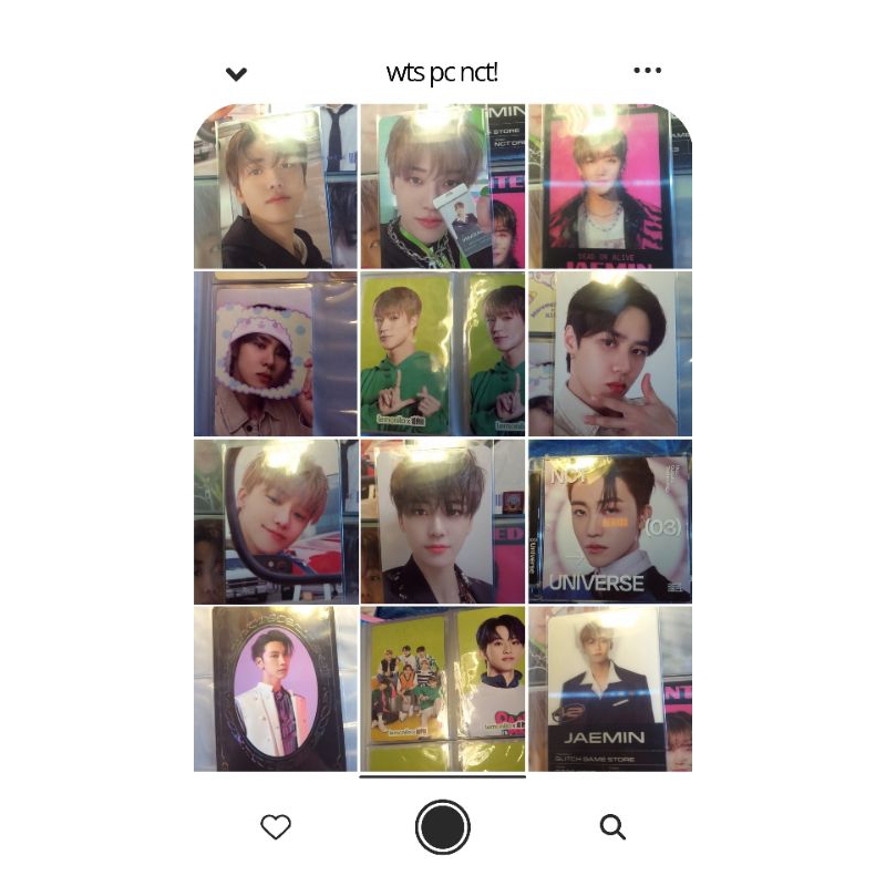 WTS PC NCT OFFICIAL jaemin, jisung,ten, kun. [ glitch mode, sanrio, smtown, ace, sma, lenti, mfal/me