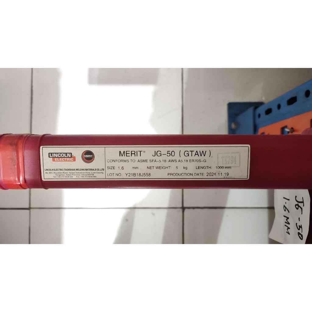 Kawat Las Lincoln Merit JG-50 ER70S-G
