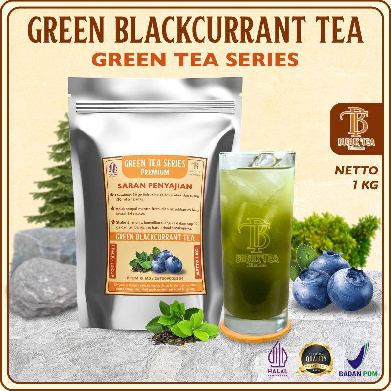 

BUBUK MINUMAN GREEN BLACKCURRANT TEA 1KG PREMIUM/BUBUK ISTANA PREMIX