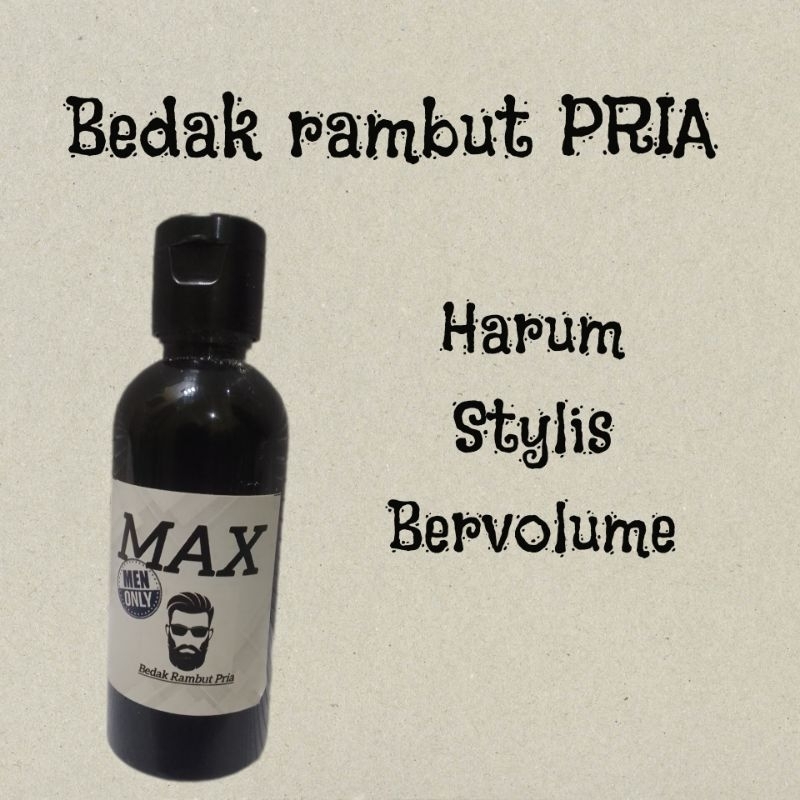 hair styling pria bedak rambut pria harum MAX