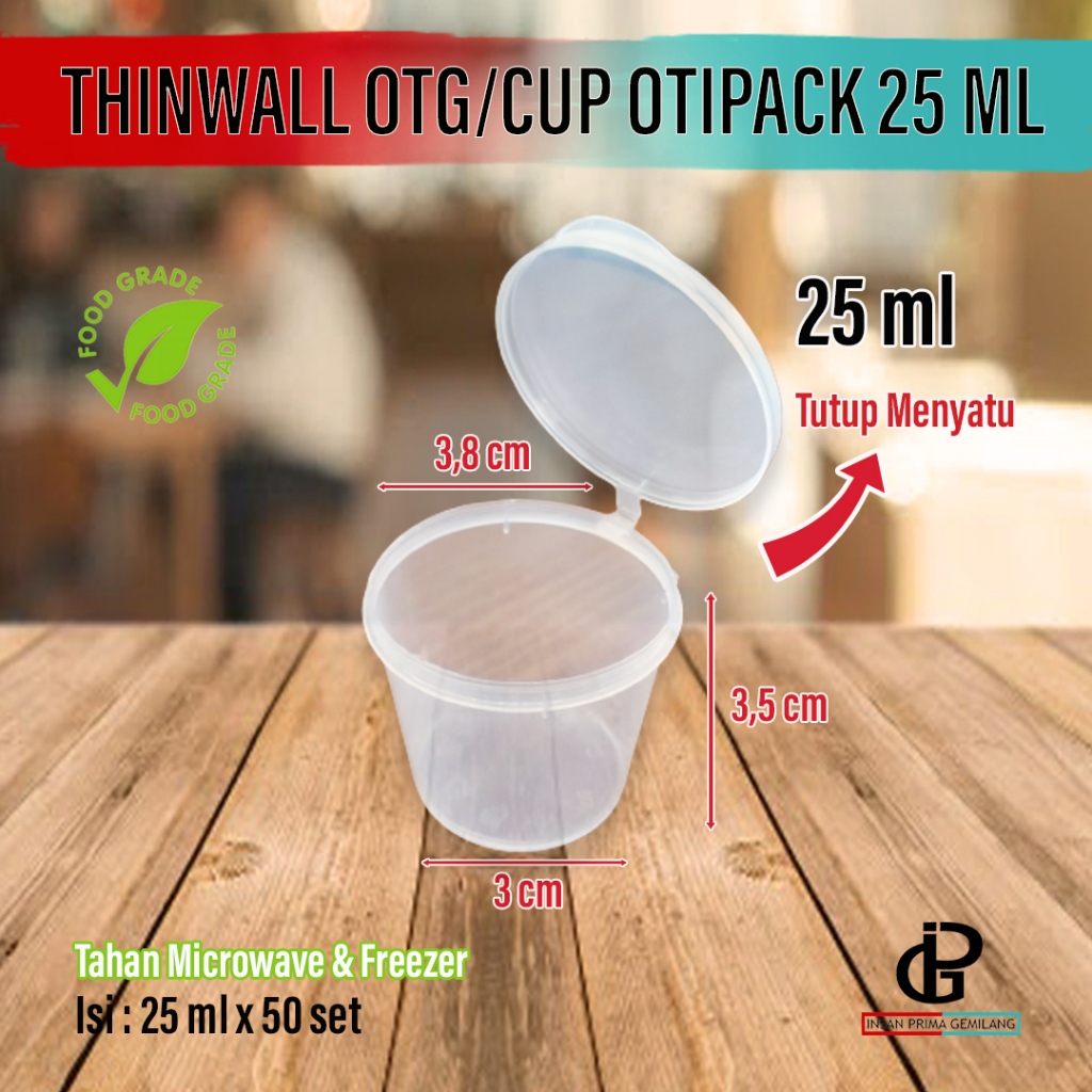 

THINWALL SAUS CUP UKURAN 25 ML DAN 35 ML