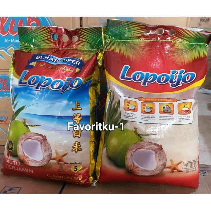 

Beras LOPO IJO Wangi Pandan 5 kg