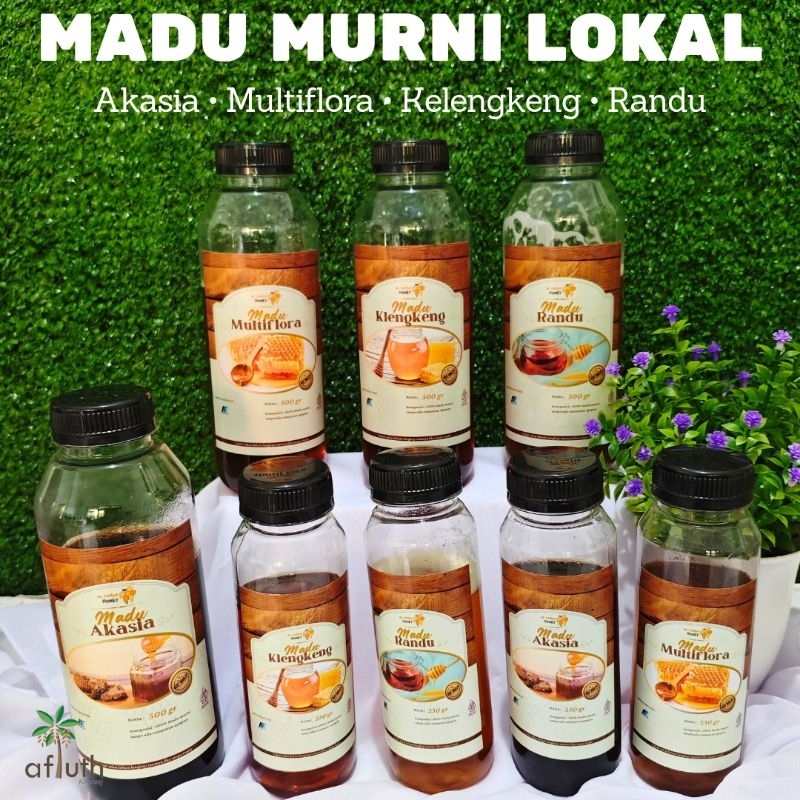 

[Afluth Store] Madu Multiflora Murni / Pure 100% Madu Akasia Kelengkeng Randu / Madu Lokal Asli