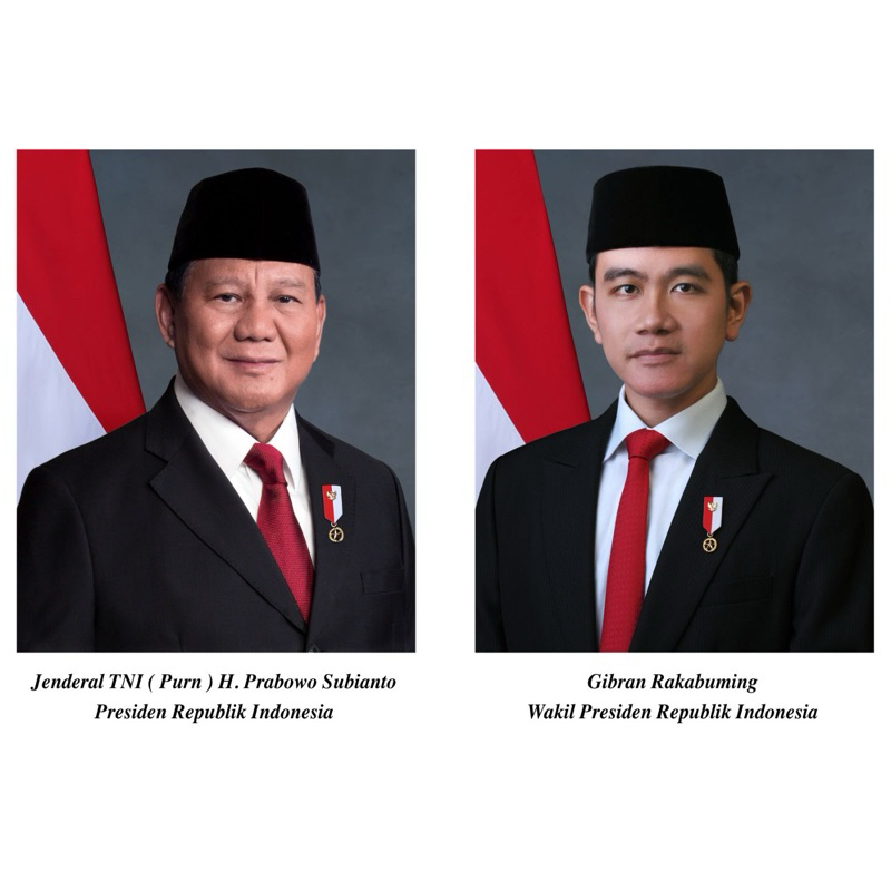 

POSTER PRESIDEN DAN WAKIL PRESIDEN TERBARU 2024