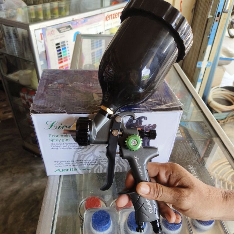 Spray Gun Auarita Lion 2 Grey/Black 1.3mm 600ml