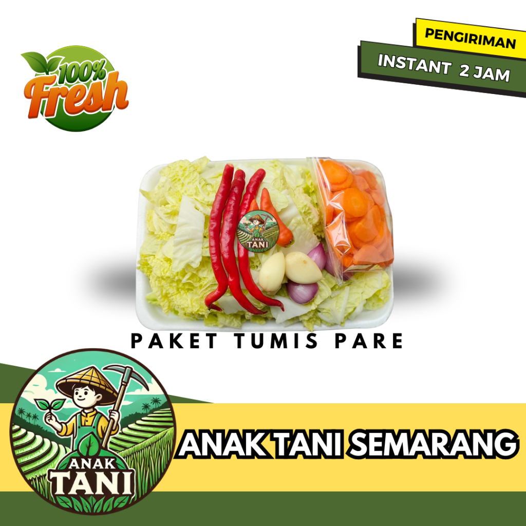 

[ANAK TANI] PAKET TUMIS SAWI PUTIH WORTEL SEGAR SIAP KIRIM INSTANT AREA SEMARANG