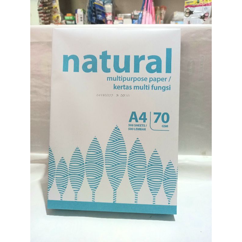 

Kertas HVS / Fotocopy Natural ukuran A4 70gsm(putih)