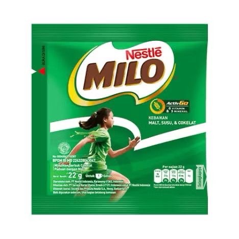 

Milo Sachet 22 Gram x 10 sachet ( isi 20 renceng )