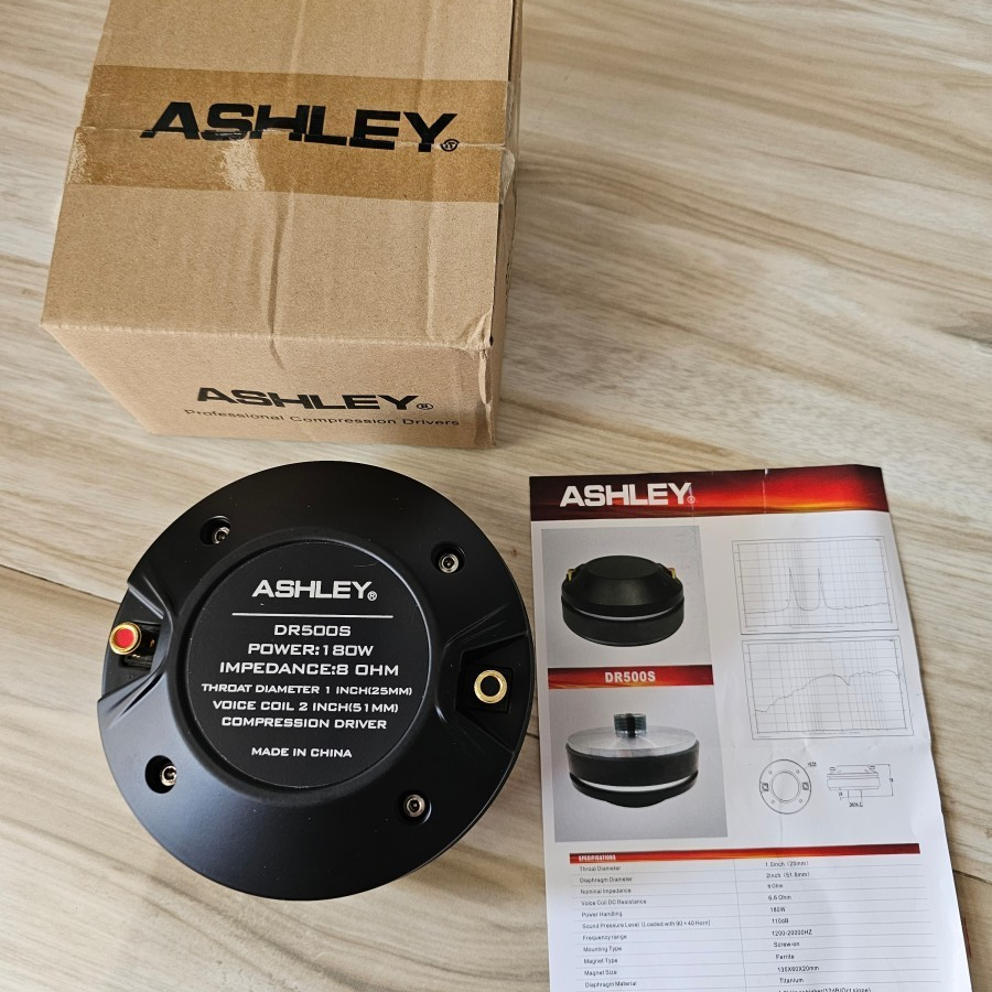 Driver Tweeter Ashley DR500S DR 500S DRAT Ashley Original