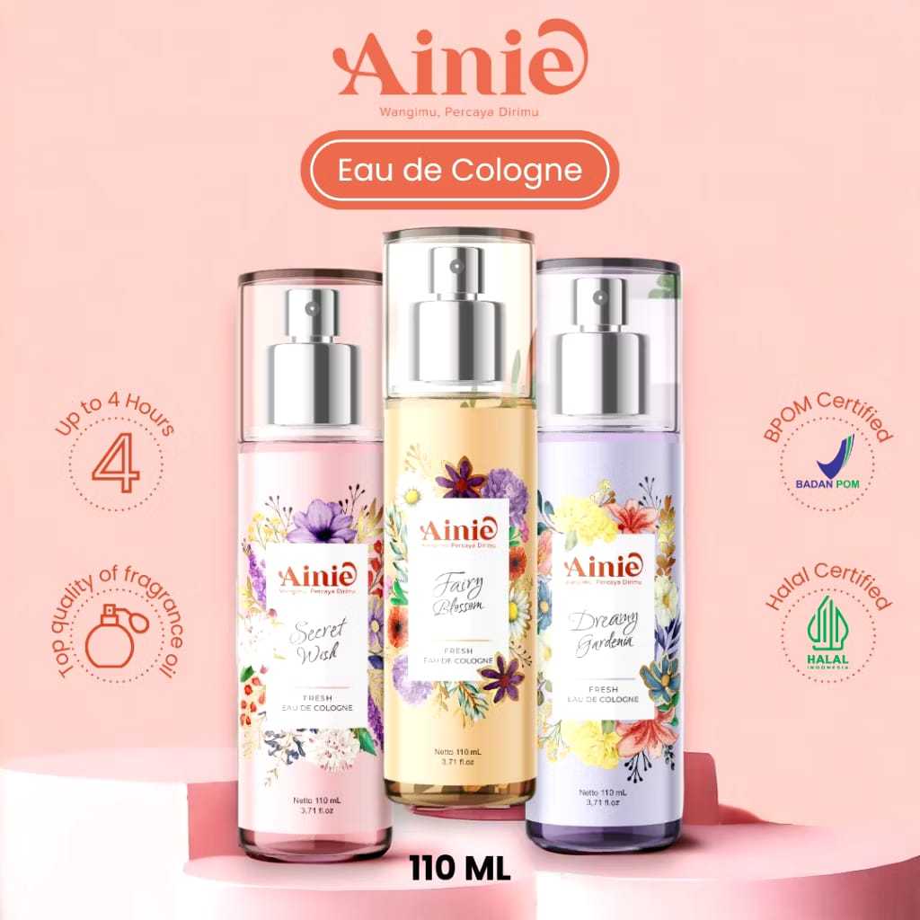 Ainie Fresh Eau De Cologne 110ml Parfum Wanita