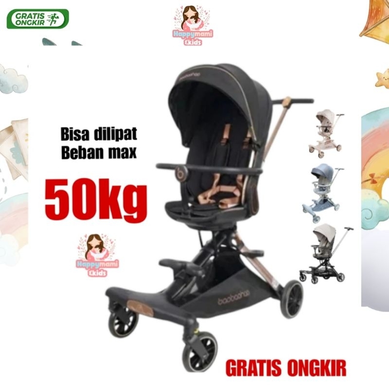 Stroller Lipat baobaohao V16 cabin size terbaru