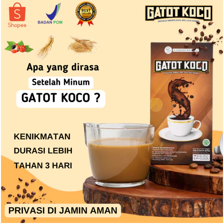 

kopi gatot koco minuman pria original by dr richard lee bpom 100%