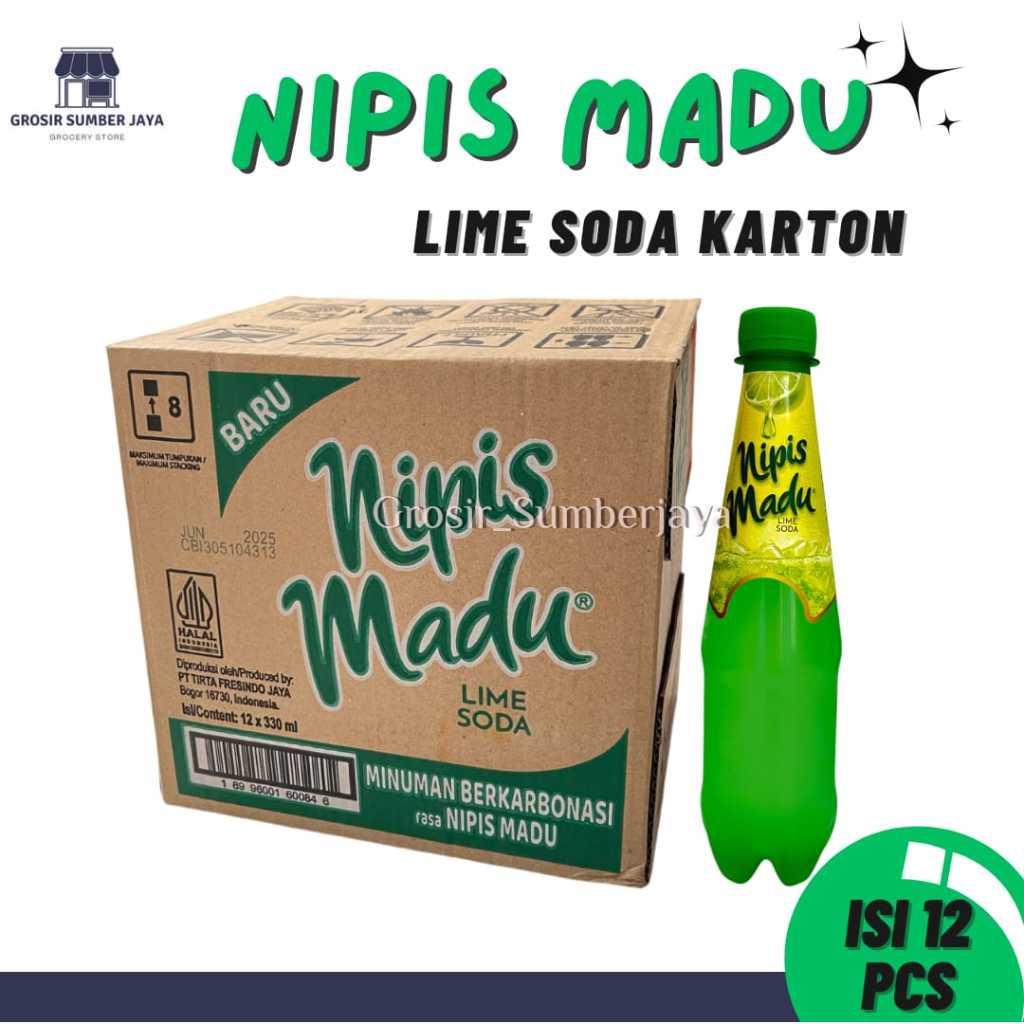 

Nipis Madu Lime Soda 330ml Minuman Soda 330ml