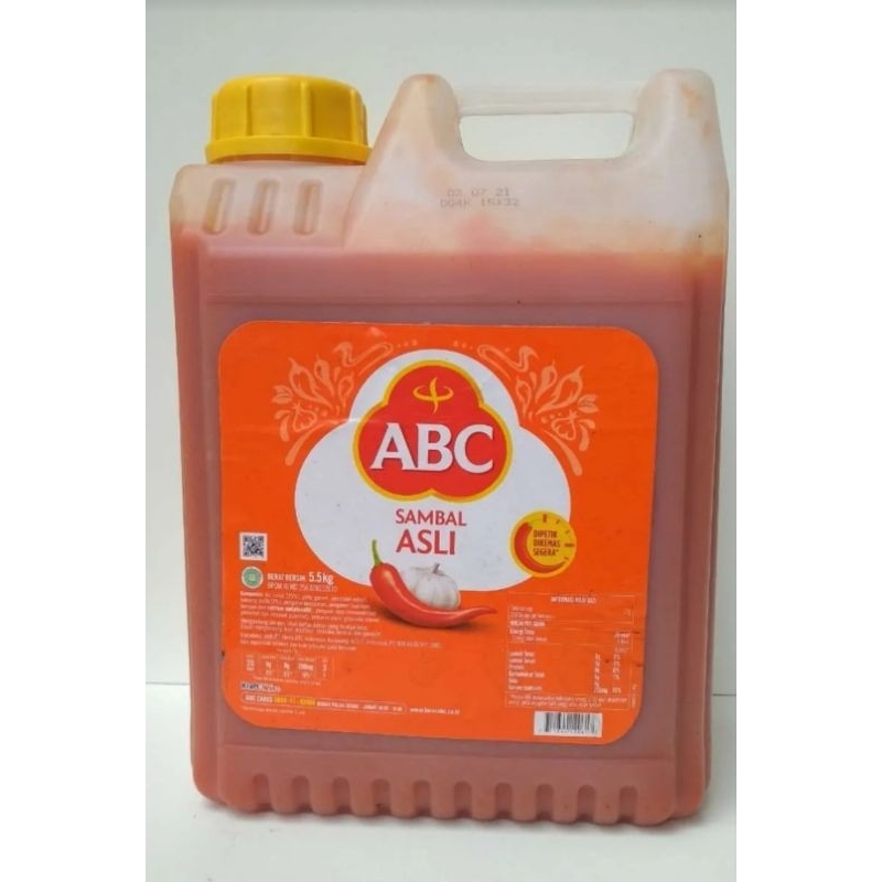 

Sambal dan Saus ABC asli 5,5kg