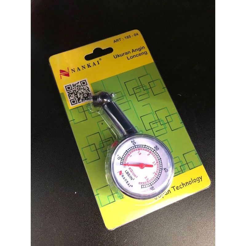 HS Alat tester pengukur tekanan angin ban Tire Pressure Gauge Nankai/orange