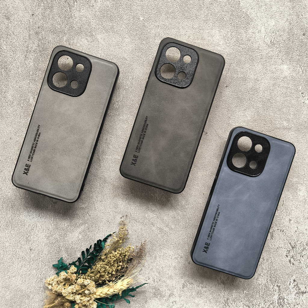 Case Vivo Y28 4G Leather Magnetic Suede Casing Tekstur Kulit Domba Halus Hybrid Camera Protect