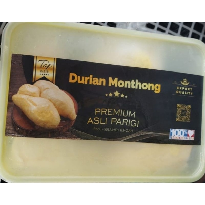 

Durian Frozen Montong Palu Premium Kuning, Manis Legit Daging Isi