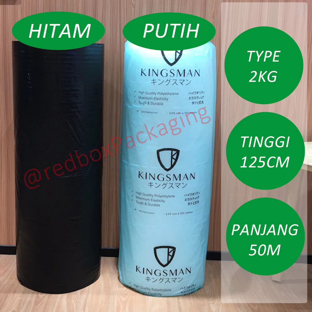 

SLM7 Bubble Wrap 125 cm x 50 meter Hitam Bening - Golden Horse