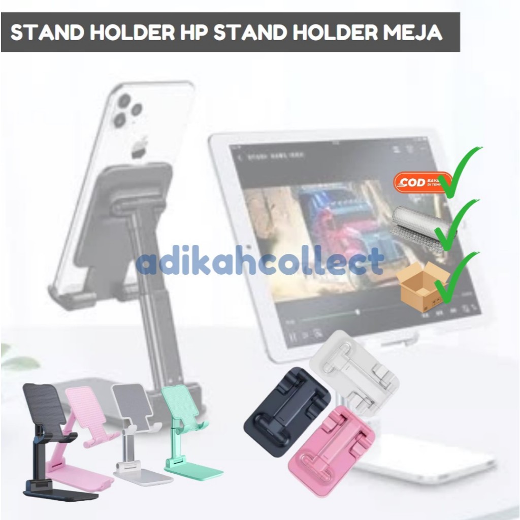 HC Phone Holder HD 23 | Stand Holder Hp Lipat | HC Stand Holder Lipat Foldable