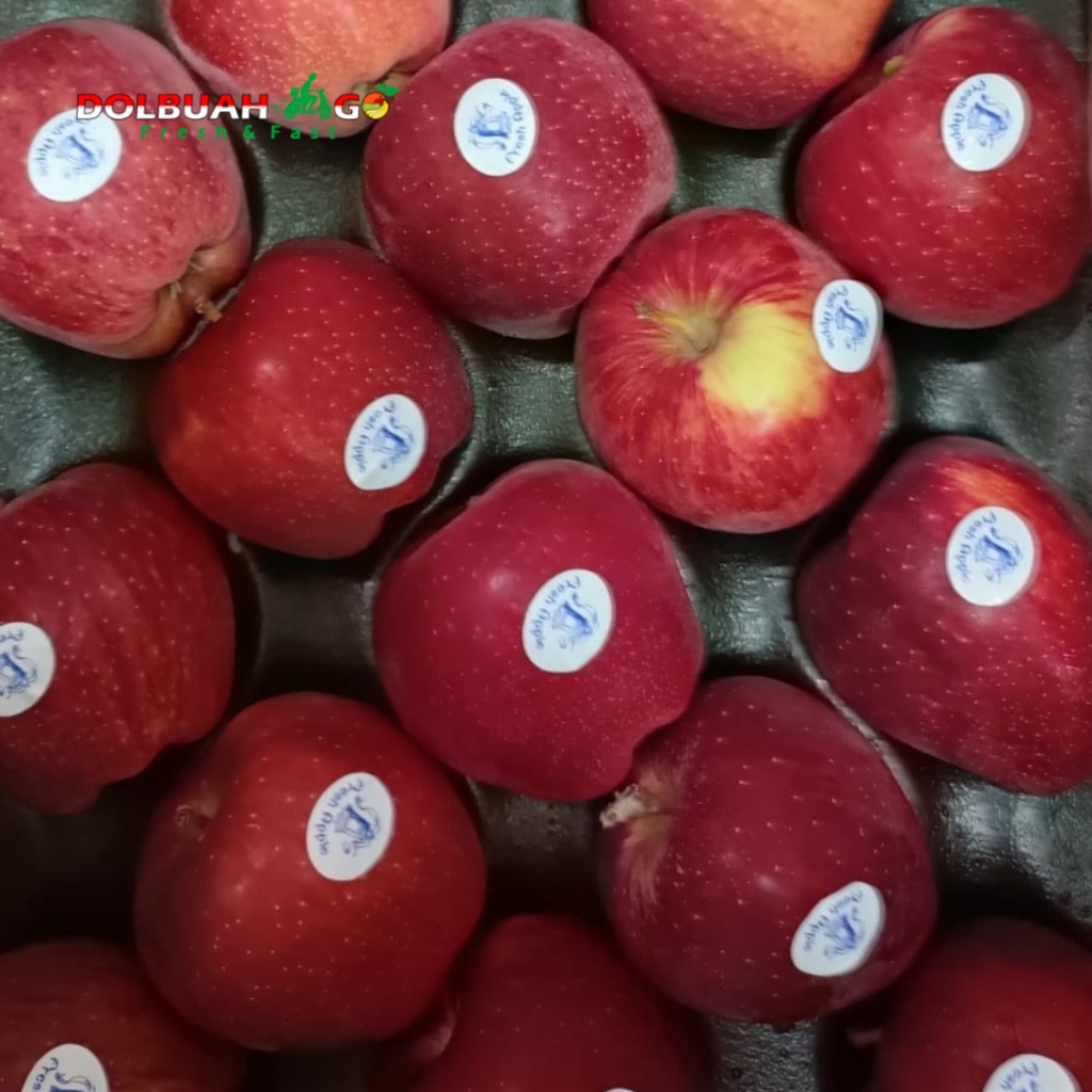 

Apel Merah Red Delicious Washington Manis Segar - Dolbuah