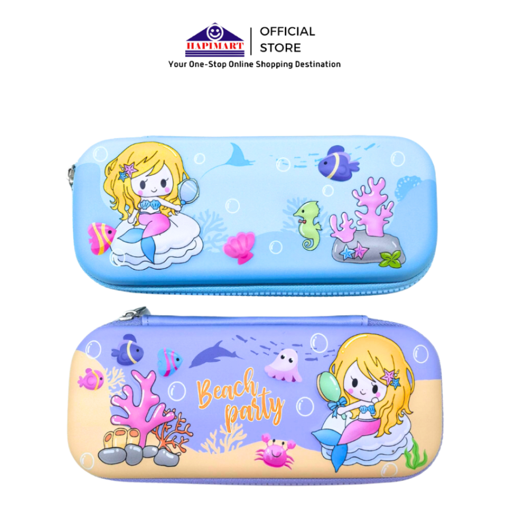 

Kotak Pensil Anak 3D Timbul Motif Mermaid Tempat pensil Waterproof/Kotak Pensil Lucu Anak Perempuan