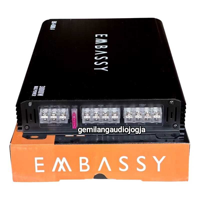 Power Amplifier Embassy EM 4500.4 Power 4 Channel Mosfet
