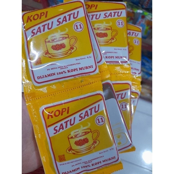 

Kopi Satu Satu 60gr Renteng Isi 10pc Sachet