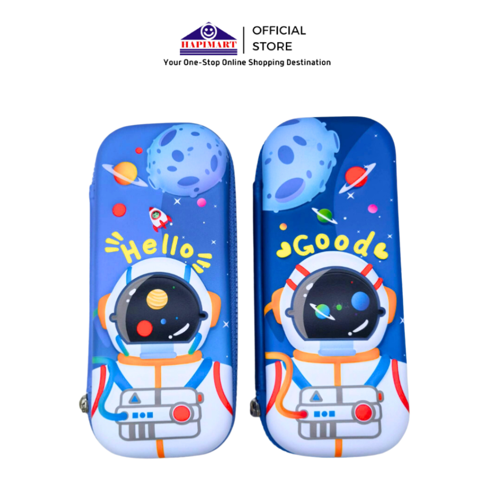 

Kotak Pensil Anak 3D Timbul Motif Astronaut Tempat pensil Waterproof