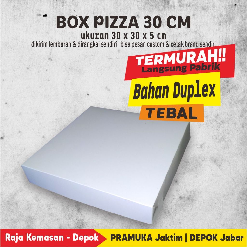 

BOX PIZZA 30 CM DUPLEX POLOS