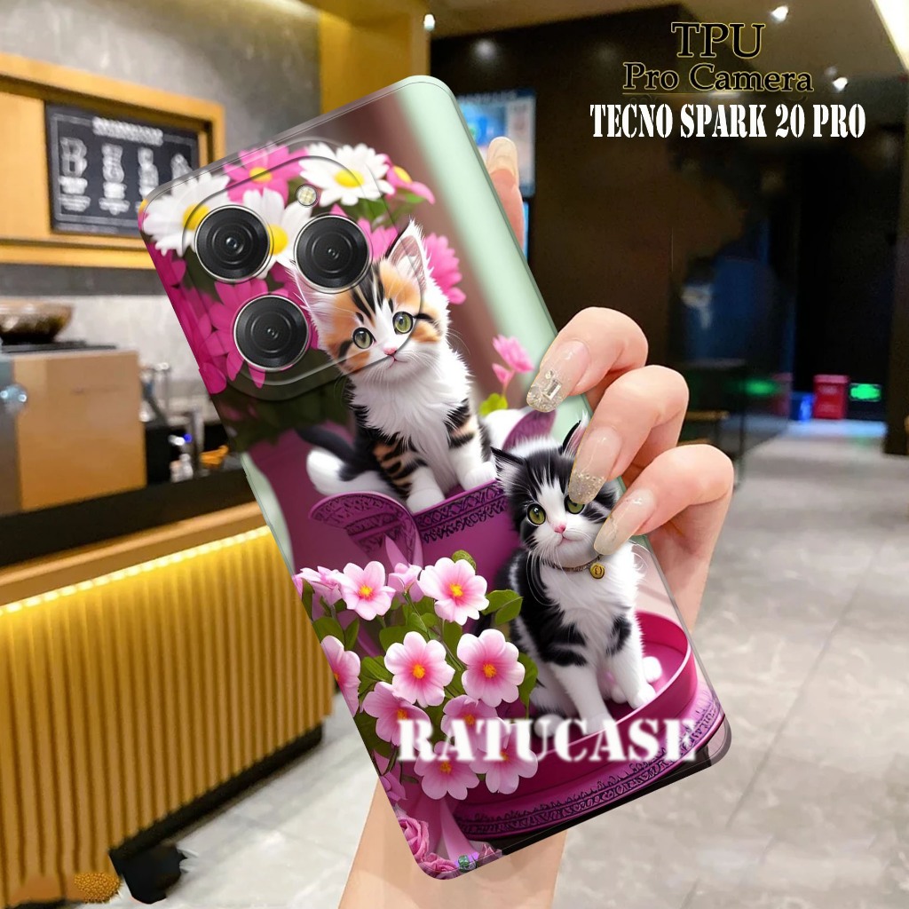 CASE TECNO SPARK 20 PRO SPARK 20 SPARK 20C - Softcase Pro Camera Tecno Spark 20 MOTIF  Case Pro Came