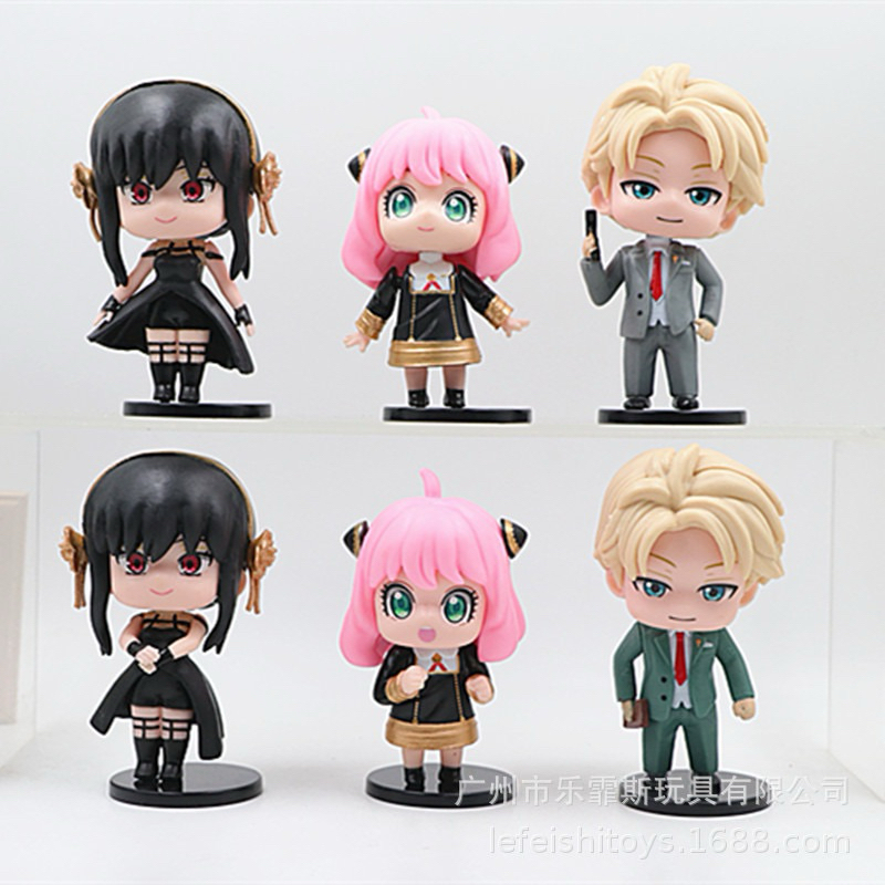 SPY X FAMILY ACTION FIGURE ANYA FORGER LOID FORGER YOR FORGE