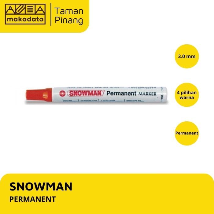 

SPIDOL SNOWMAN PERMANENT MARKER (1 PCS)