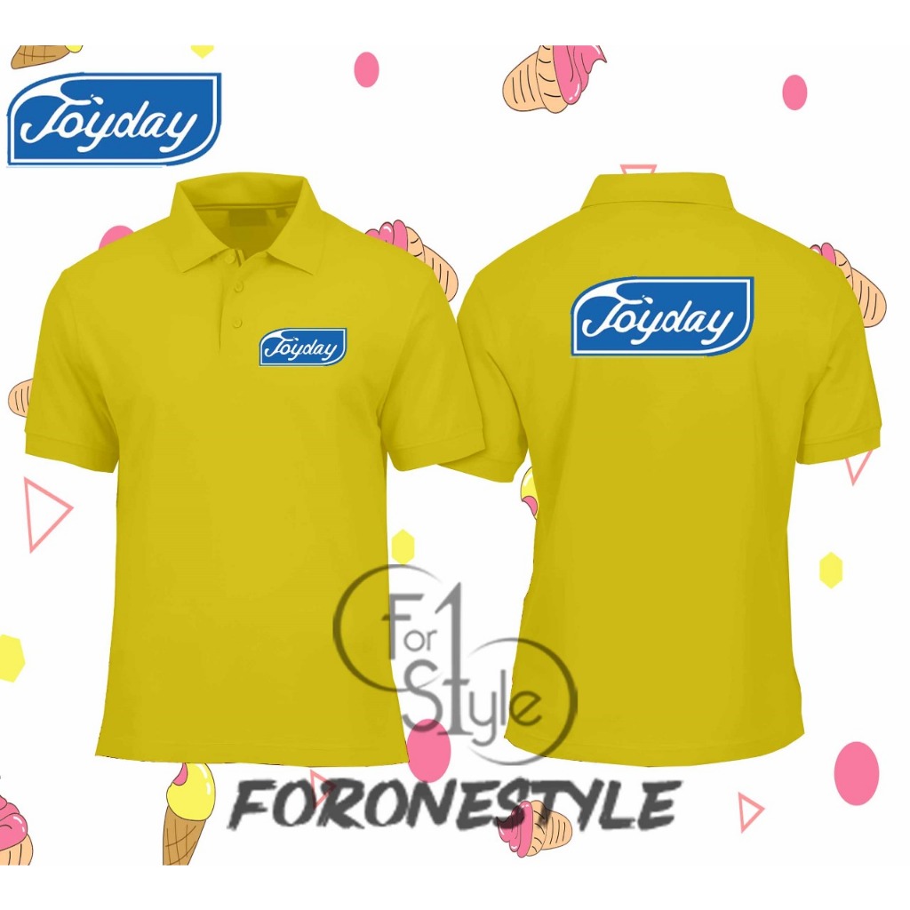 POLOSHIRT JOYDAY - KAOS BERKERAH JOYDAY - POLO ESKRIM JOYDAY