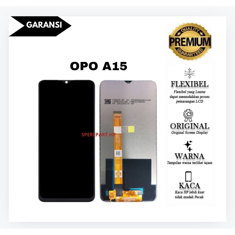 LCD TOUCHSCREEN OPO A15 FULLSET ORIGINAL/LCD ORIGINAL OPO A15