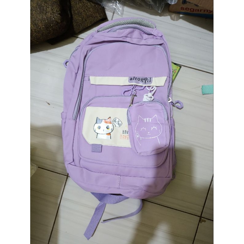 TAS RANSEL ALTO ORIGINAL TAS  SEKOLAH CEWEK 73011-7#