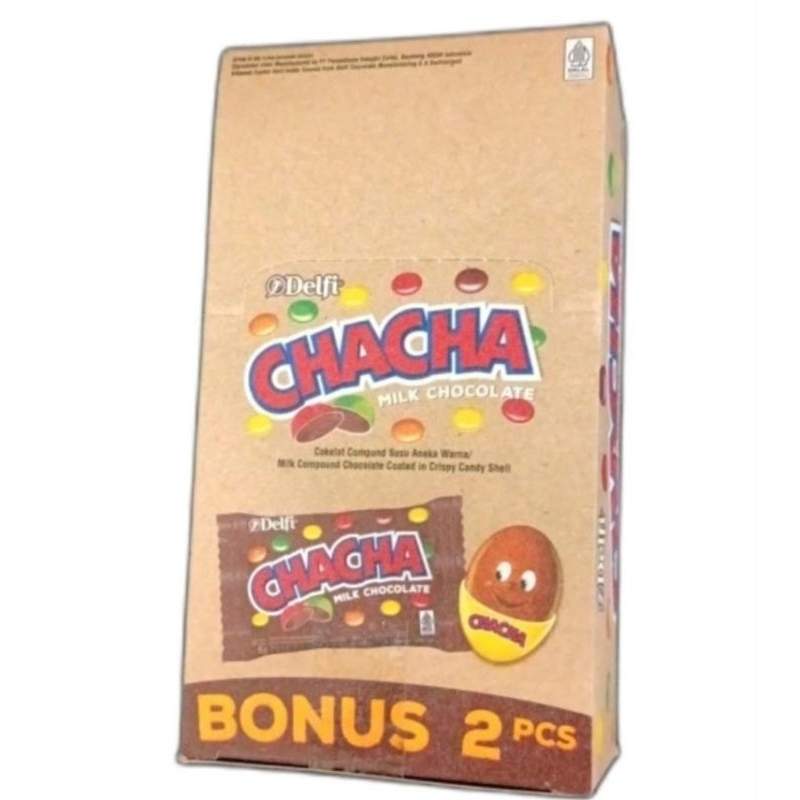 

Chacha Milk Chocolate 1 dus isi 2 renceng (11x5 g)