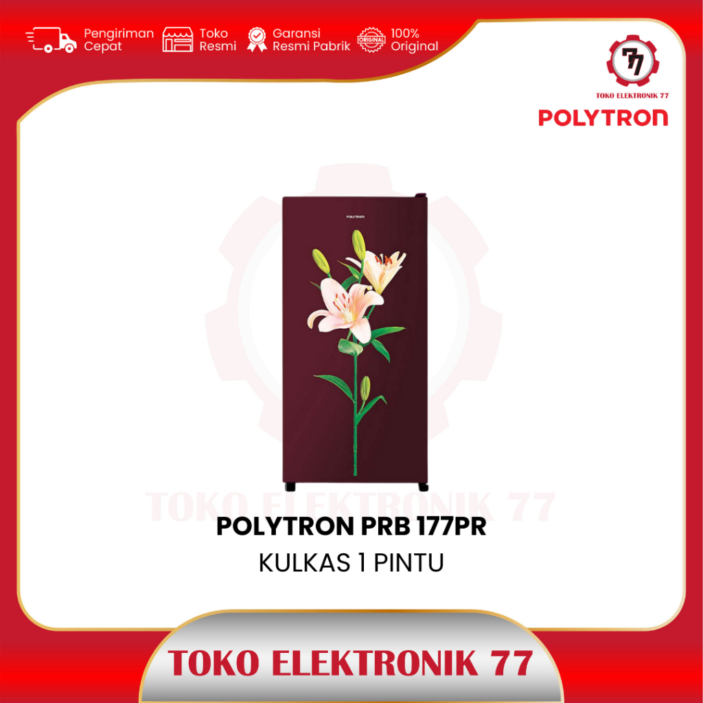 KULKAS POLYTRON PRB 177 PR 1 Pintu Khusus Solo Raya