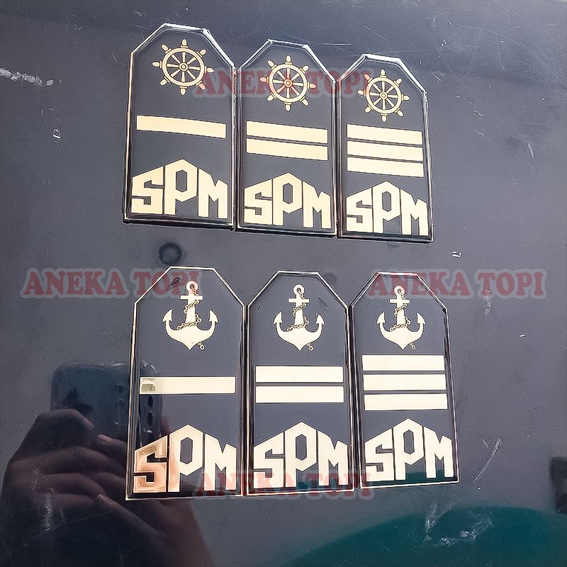 Evolet SPM Atribut Pelayaran Warna Hitam Evolet Sekolah Pelayaran - Aneka Topi