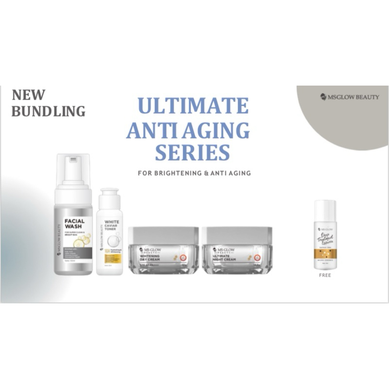 MS Glow - Paket Wajah ULTIMATE Anti Aging Series