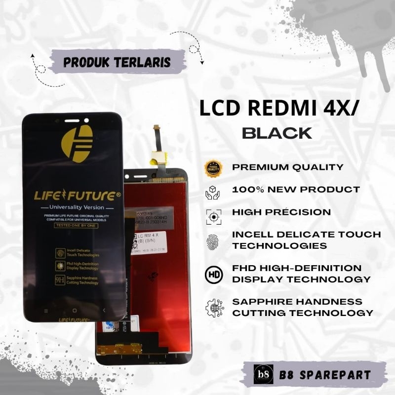 LCD TOUCHSCREEN REDMI 4X FULLSET