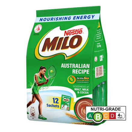 

Minuman Coklat Australian Recipe 12 Sachet Instant Chocolate Malt Drink Powder with Milk Singapore