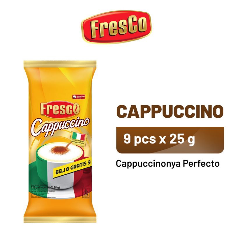 

FRESCO Cappuccino 1 bag (9 sachet x 25 gr)