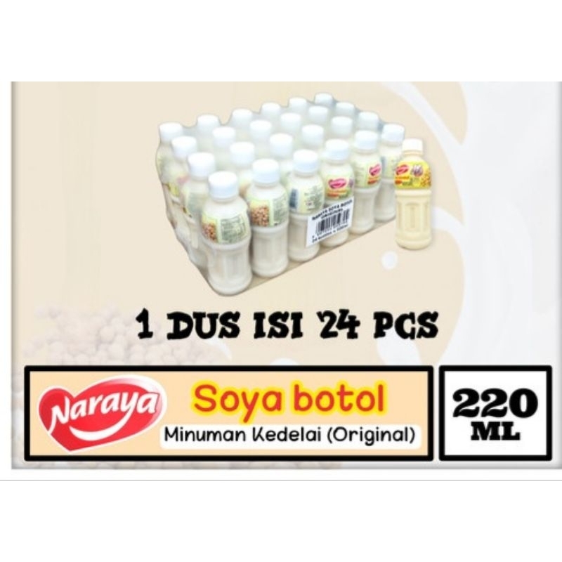 

naraya soya 320 ml 1 dus isi 24 btl