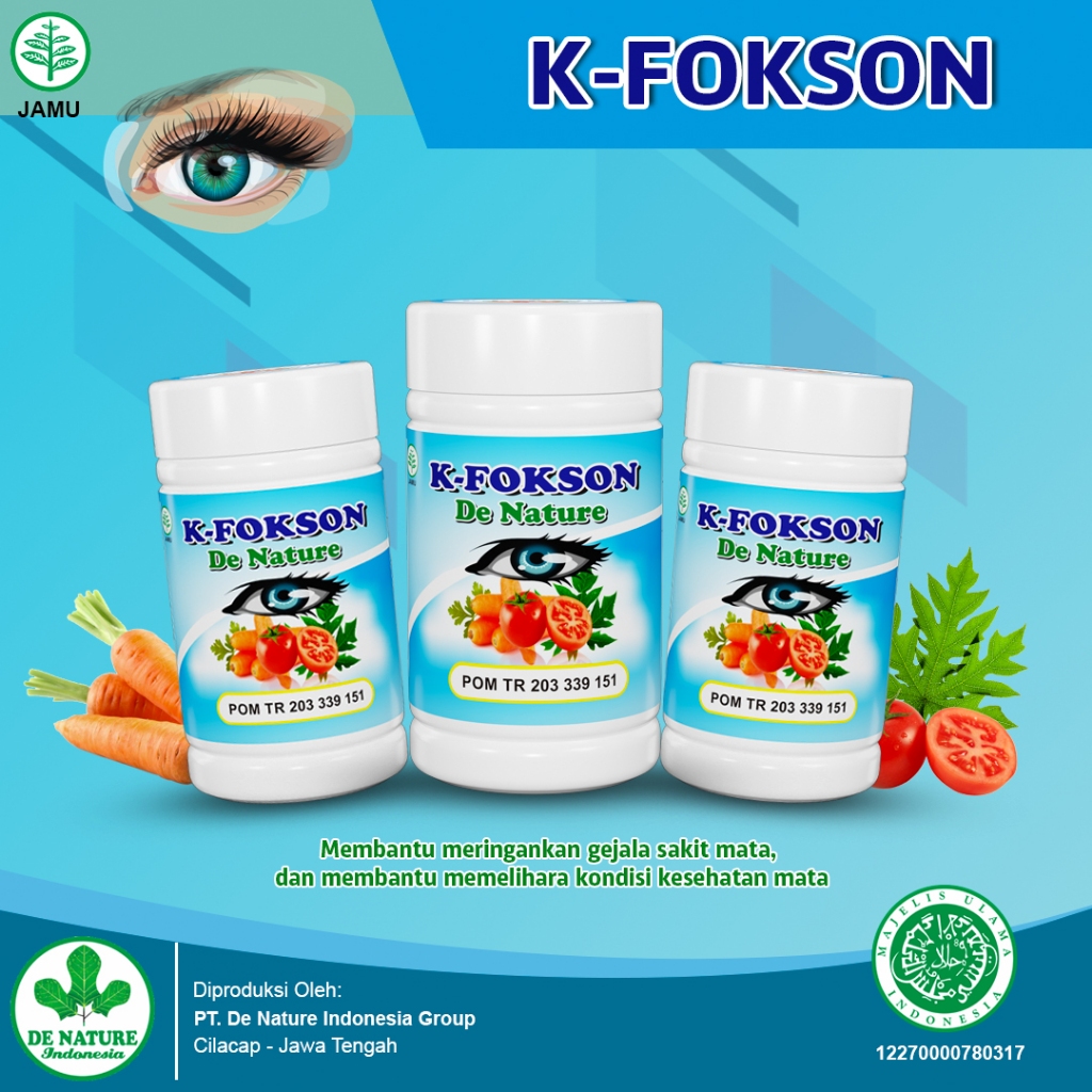 K-M FOKSON | Obat dry eye | Herbal Obat Tetes Mata Kering Merah Sindrom Mata Kering