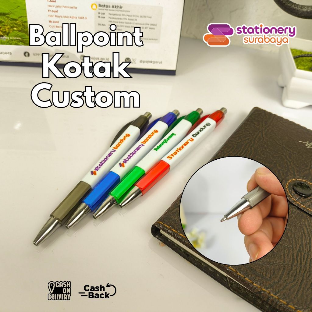 

Ballpoint Square Custom UV Bolpen Kotak Murah Souvenir Pernikahan Acara Dll