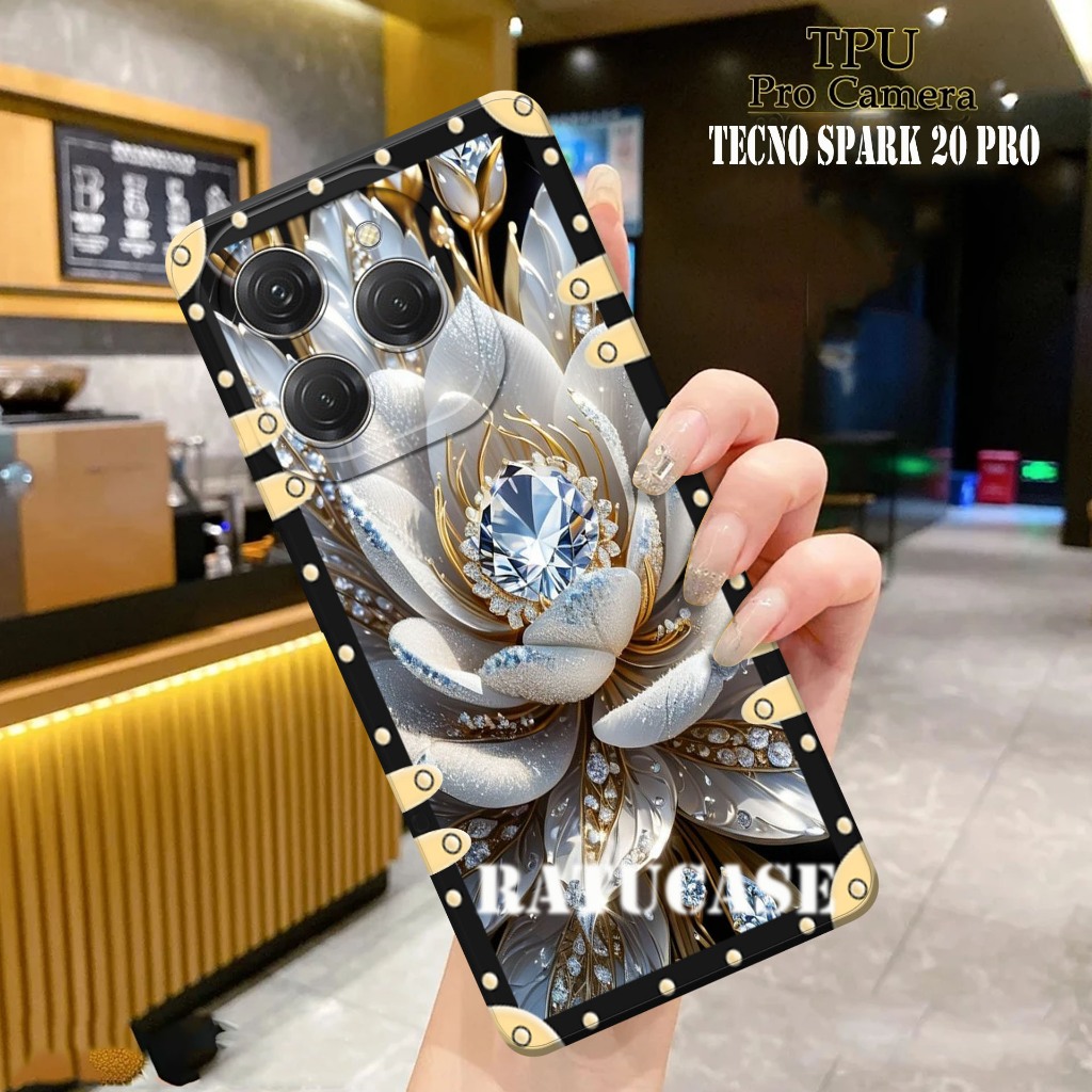 CASE TECNO SPARK 20 PRO SPARK 20 SPARK 20C - Softcase Pro Camera Tecno Spark 20 MOTIF  Case Pro Came