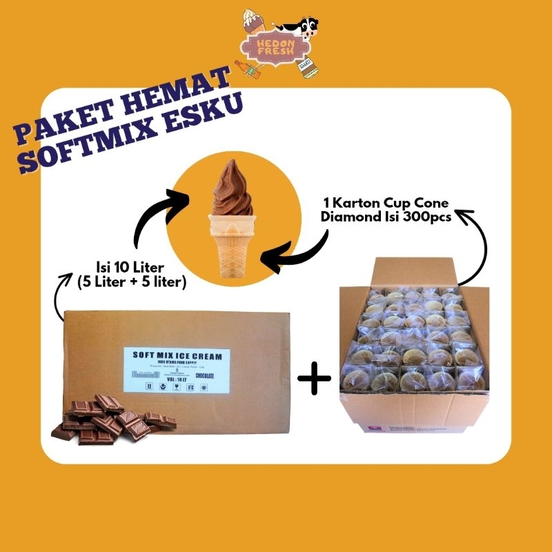 

Paket Hemat Softmix Esku Cokelat