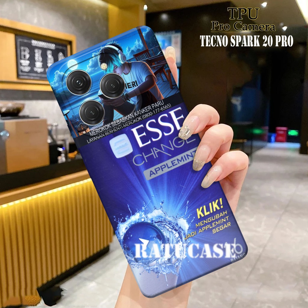 CASE TECNO SPARK 20 PRO SPARK 20 SPARK 20C - Softcase Pro Camera Tecno Spark 20 MOTIF  Case Pro Came