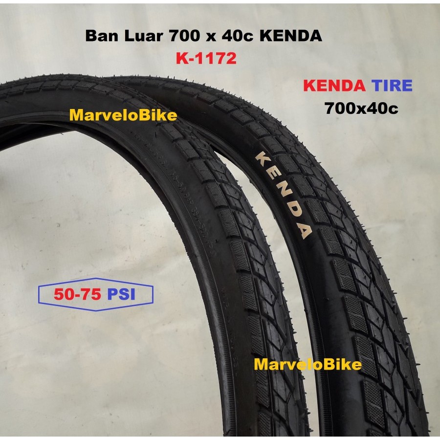 Ban Luar Sepeda Fixie RoadBike MTB 29 700 x 40c KENDA